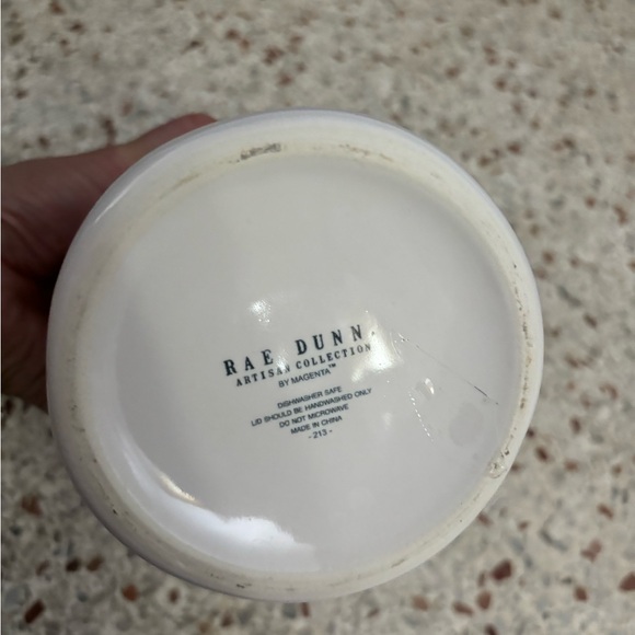 Rae Dunn SPOOKY Ghost Top Canister 8" - Picture 4 of 5